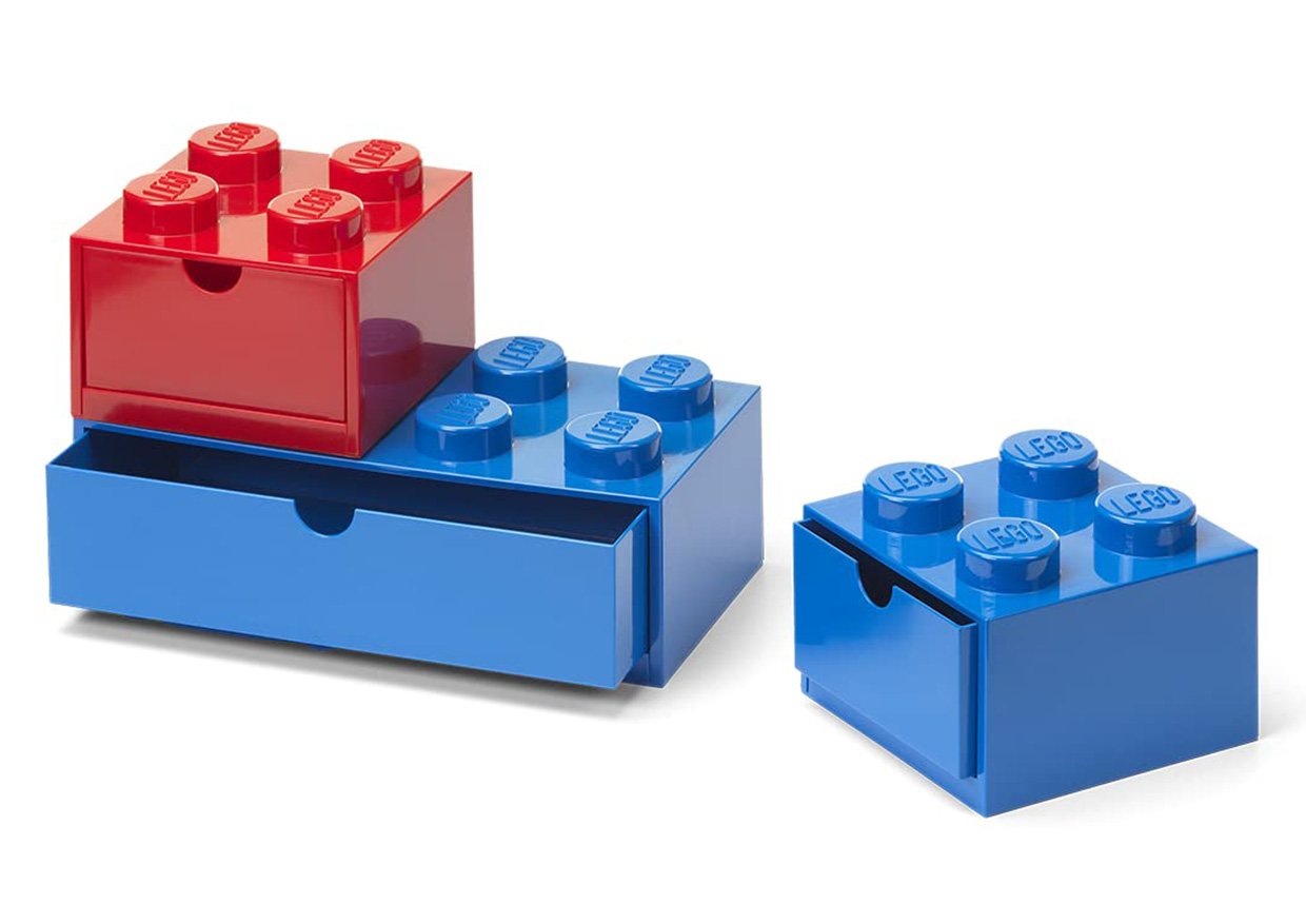 LEGO Desk Storage Drawers Let You Store Your LEGO in a LEGO